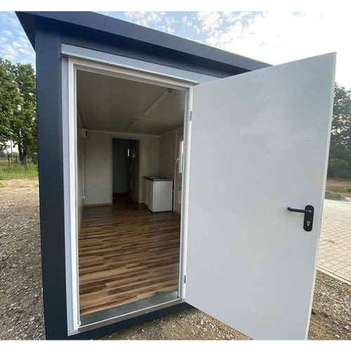 CONTENEDOR DE OFICINA 6,00 X 2,40 M CON INODORO DUCHA Y COCINA
