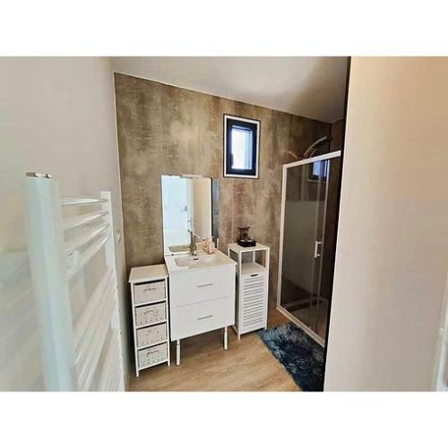 CONTENEDOR DE VIVIENDA ACABADO DE MADERA