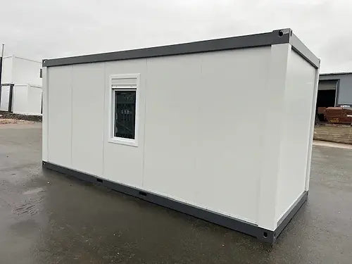 CONTENEDOR DE OFICINA ESTANDAR CON PUERTA CENTRAL