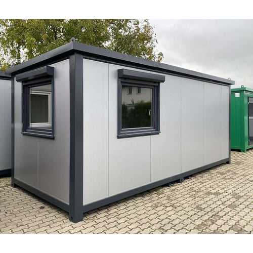 CONTENEDOR DE OFICINA CON PERSIANAS 6 X 2,4 M