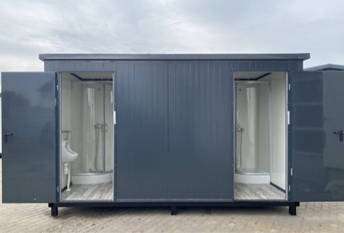 CONTENEDOR SANITARIO 4x2M WC DOBLE CON DUCHAS