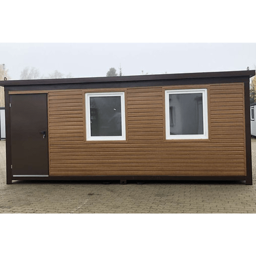 CONTENEDOR DE OFICINA 6 X 2,40 COLOR MADERA