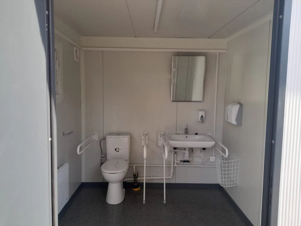 CONTENEDOR SANITARIO MODULAR 5Mx5M
