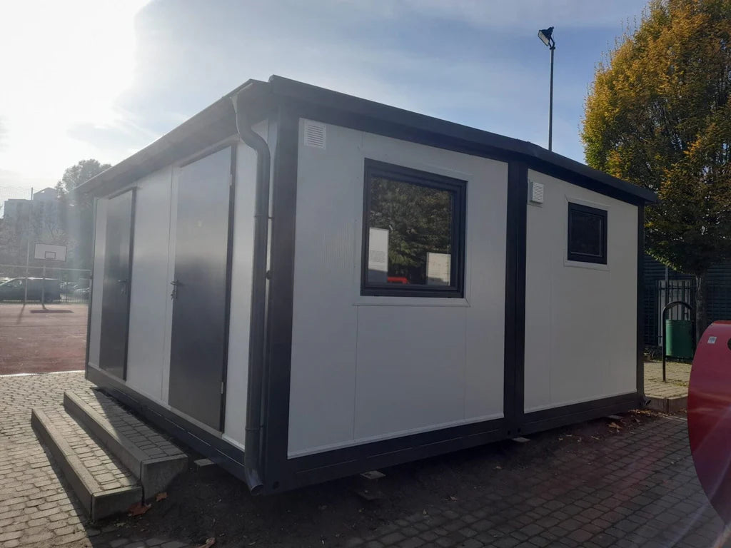 CONTENEDOR SANITARIO MODULAR 5Mx5M