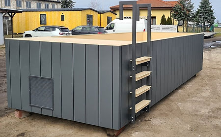 CONTENEDOR DE POLIPROPILENO PARA PISCINA 6,5X2,6 M