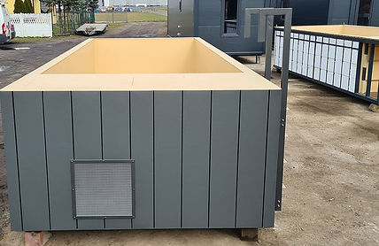 CONTENEDOR DE POLIPROPILENO PARA PISCINA 6,5X2,6 M