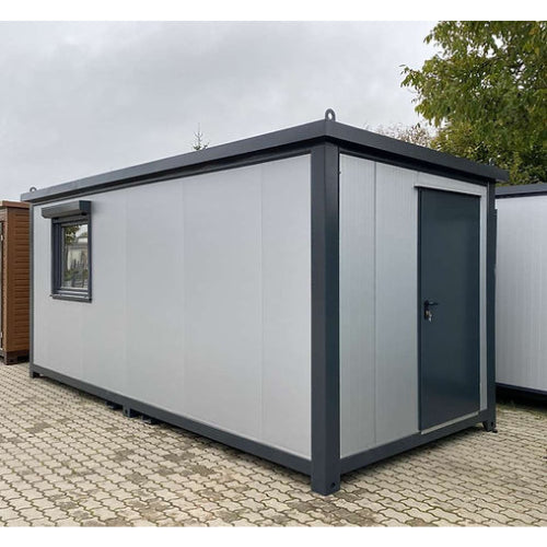 CONTENEDOR DE OFICINA CON PERSIANAS 6 X 2,4 M