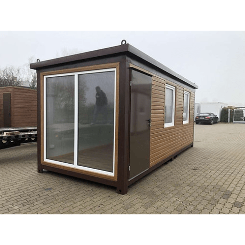 CONTENEDOR DE OFICINA 6 X 2,40 COLOR MADERA