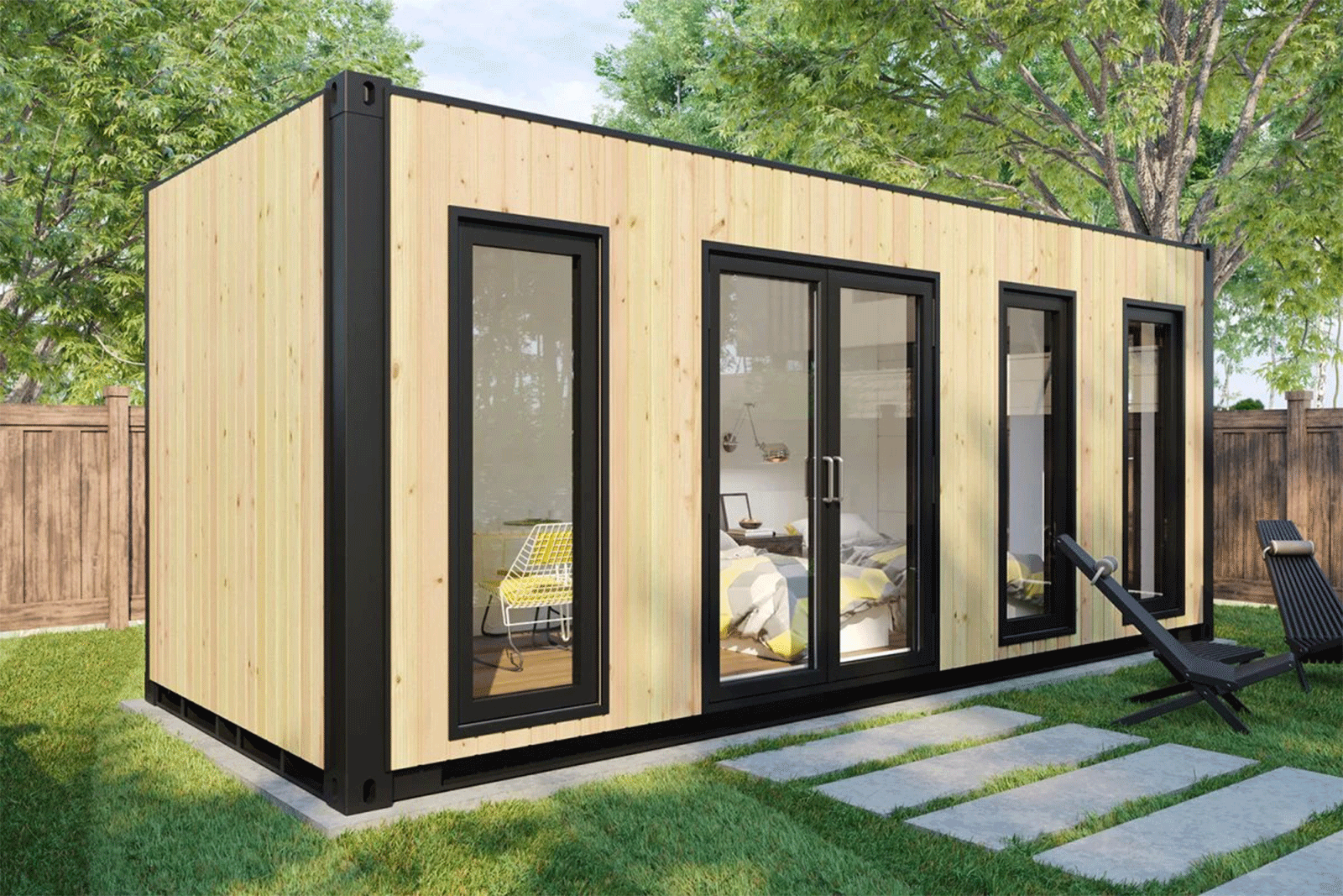 V4″ 6X2M CONTENEDOR CASETA DE JARDÍN